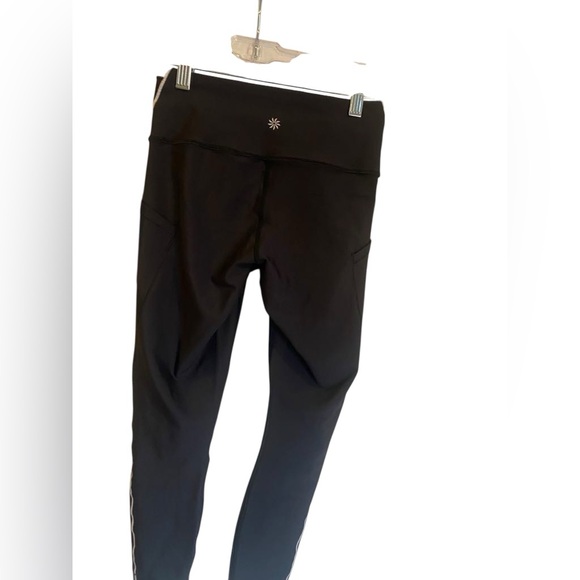 NWT Athleta interval stash tipped 7/8 leggings BLACK Size XS - Picture 3 of 5